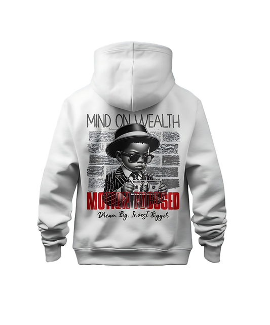 Mind on Wealth Hoodie - Motion Focused streetwear promoting financial literacy and urban empowerment