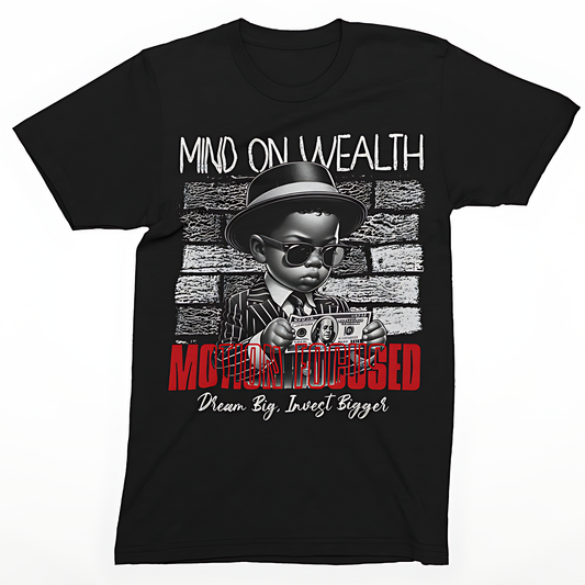 Mind on Wealth Graphic Tee Male